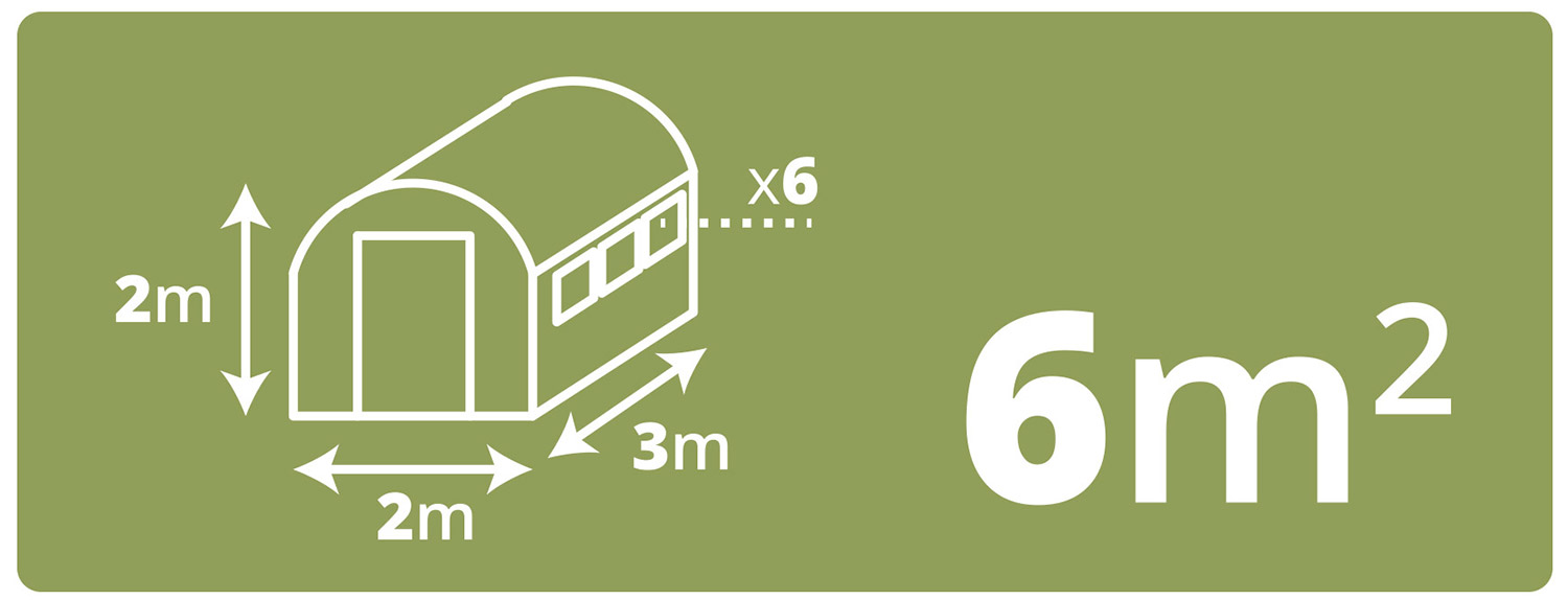 Плівка для Садового Тунелю Plonos 2 x 3 м (6 м²) із Захистом від Холоду - Зображення 6