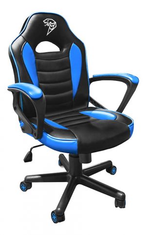 Ігрове Крісло Cobra Junior Синьо-Чорне Ергономічне для Молодих Геймерів