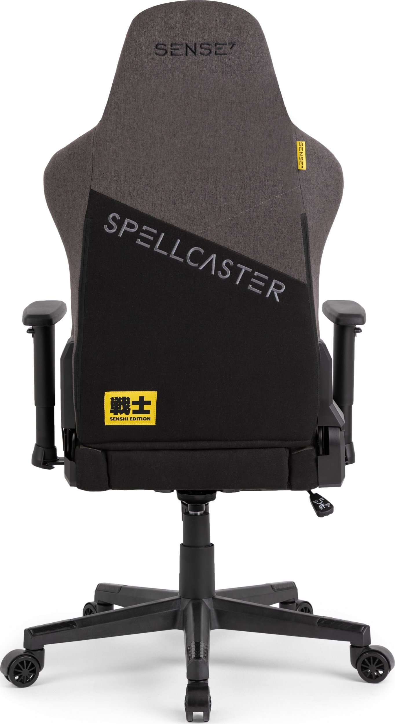 Тканинне Геймерське Крісло SENSE7 Spellcaster Senshi Edition Сіре Елегантний Стиль та Зручність - Зображення 8