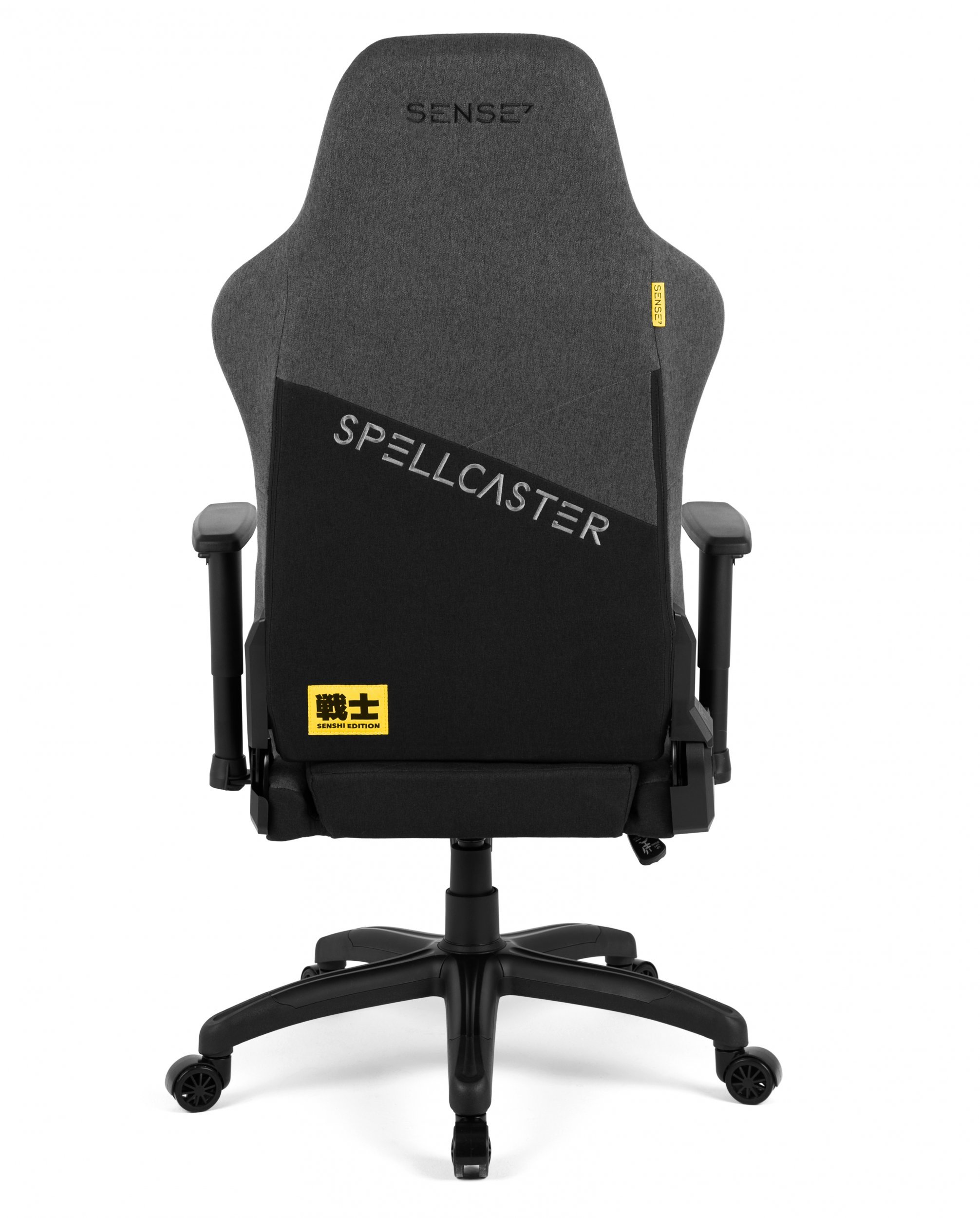 Тканинне Крісло SENSE7 Spellcaster Senshi Edition XL Сіре Просторий Комфорт для Геймерів - Зображення 7
