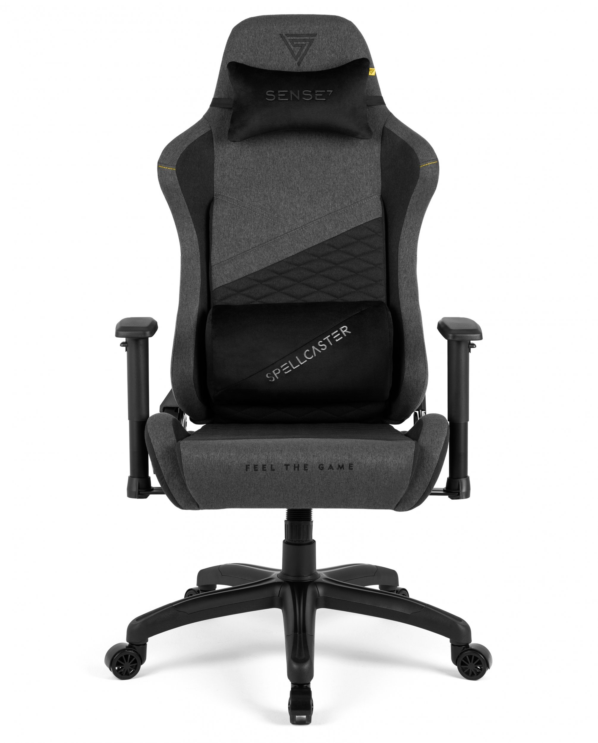 Тканинне Крісло SENSE7 Spellcaster Senshi Edition XL Сіре Просторий Комфорт для Геймерів - Зображення 2