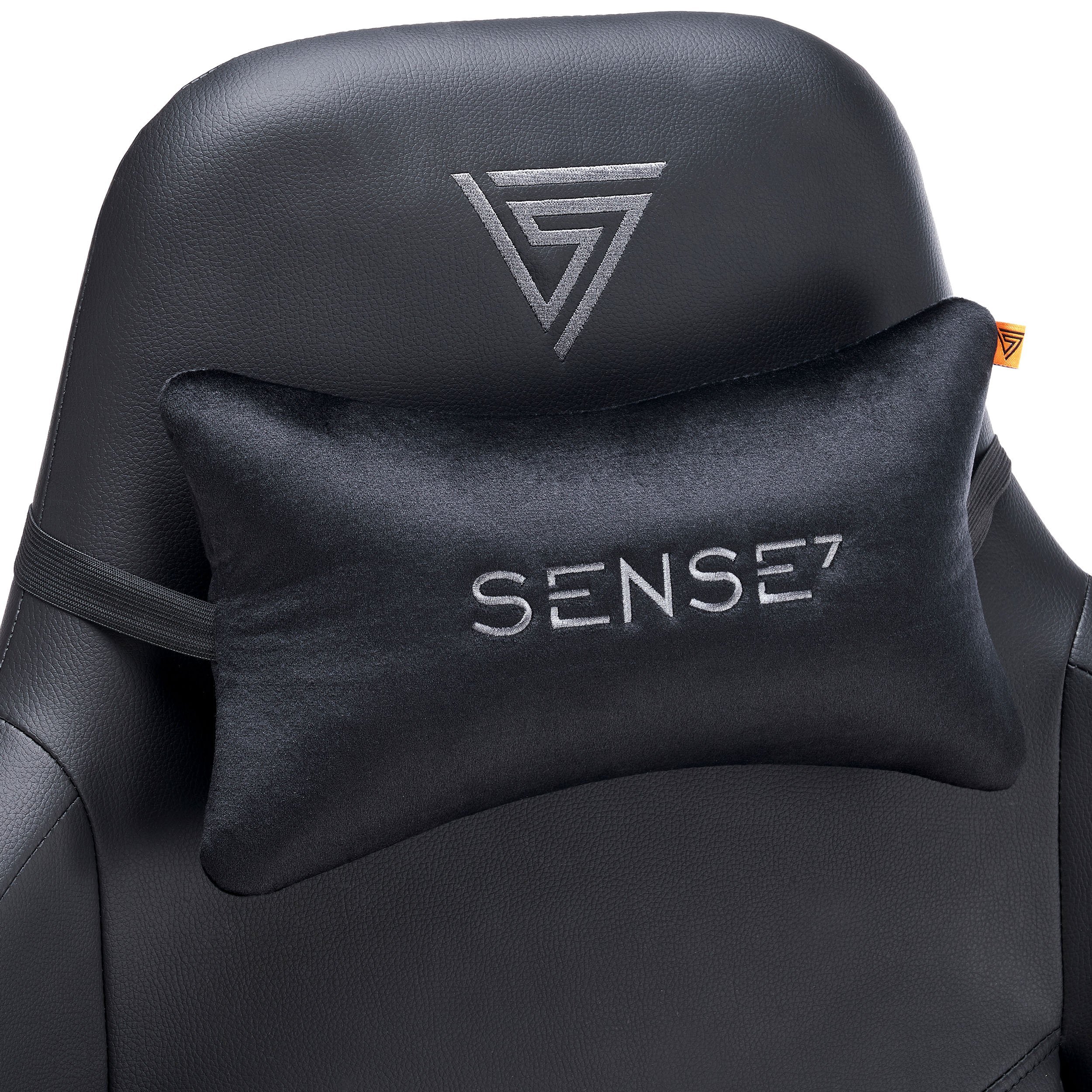 Геймерське Крісло SENSE7 Spellcaster Senshi Edition XL Чорне Просторий Комфорт і Стиль - Зображення 5