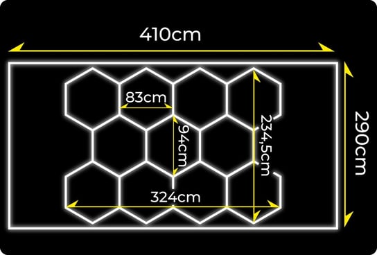 Світлодіодна Панель LumiOn 410x290 см Біла Сучасне Енергоефективне Освітлення - Зображення 2