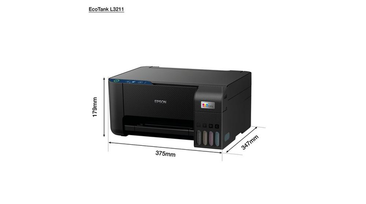 Epson EcoTank L3210 (C11CJ68401) — Багатофункціональний Принтер для Вдома з Надійною Системою Заправки - Зображення 2