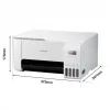 Принтер для друку вдома та офісі Багатофункціональний пристрій Epson EcoTank L3256 з WiFi (C11CJ67407