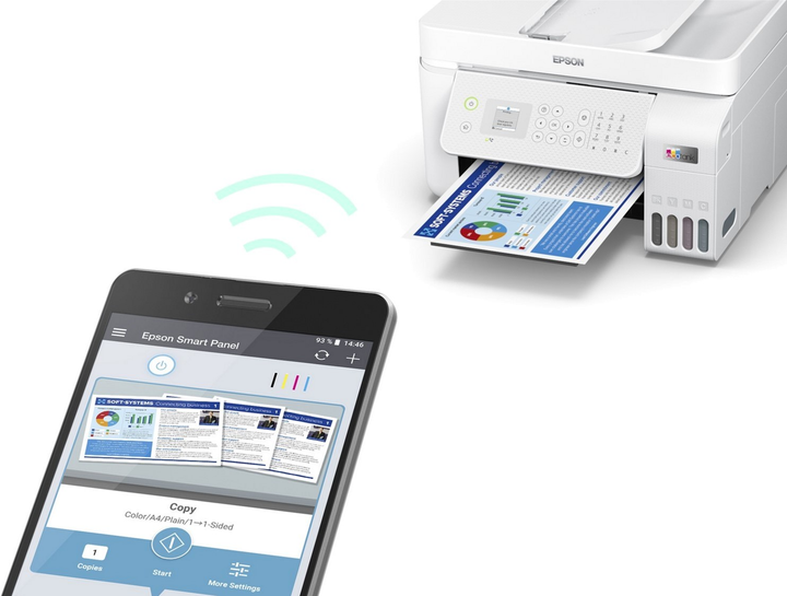Epson EcoTank L5296 (C11CJ65404) — Продуктивний БФП із Великим Ресурсом для Безтурботного Друку - Зображення 6