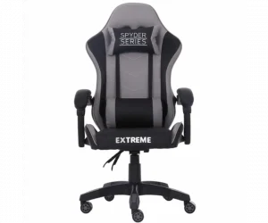 Ігрове Крісло Extreme SPYDER Grey з Регульованою Спинкою та Двома Подушками для Комфорту
