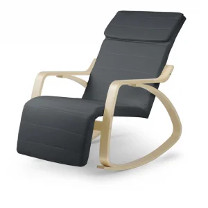 Крісло-Гойдалка Sofotel Suzi Сіре з Сучасним Стилем та Комфортною Спинкою