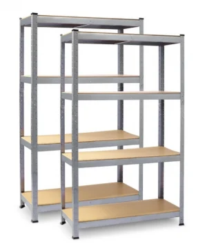 Стелаж Складський Металевий Plonos 180×90×40 см — Міцна та Зручна Організація Простору