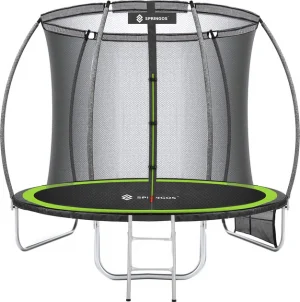 Надійний Батут з внутрішньою сіткою Springos 305 см FT10 (305-312 см)