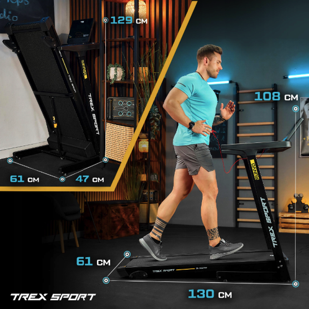 Trex Sport TX-700TM RUNVO — Електрична Доріжка для Інтенсивних Домашніх Кардіо-Тренувань - Зображення 7