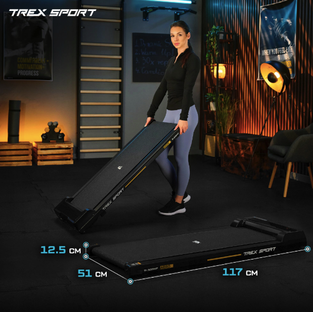 Trex Sport TX-300WP Walking Pad AERO — Складна Доріжка для Прогулянок у Домашньому Просторі - Зображення 8