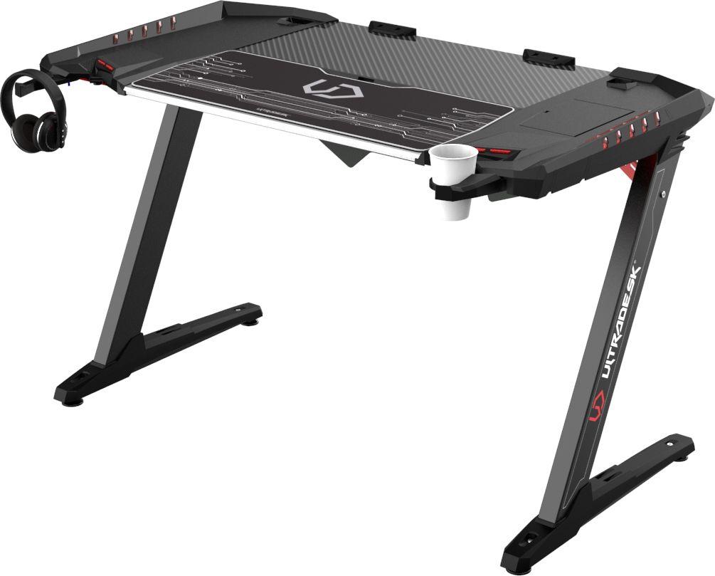 Письмовий Стіл Ultradesk ROCKET 128 см Чорний Сучасний Дизайн для Офісу
