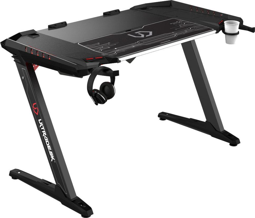 Письмовий Стіл Ultradesk ROCKET 128 см Чорний Сучасний Дизайн для Офісу - Зображення 4