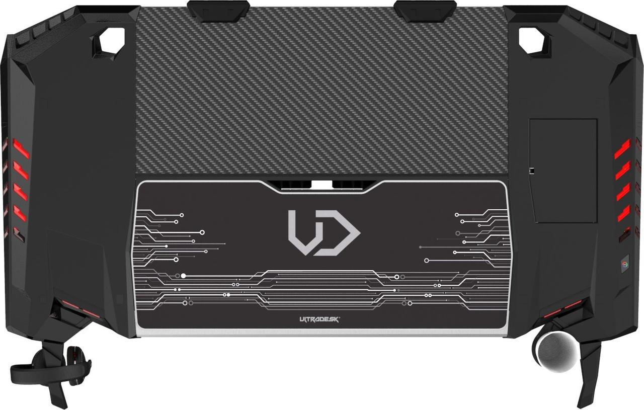 Письмовий Стіл Ultradesk ROCKET 128 см Чорний Сучасний Дизайн для Офісу - Зображення 5