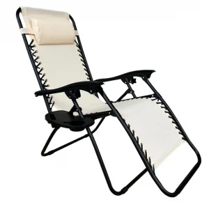 Лежак Розкладний 2в1 eHokery ORION Світло-Бежевий — Ваш Приватний Куточок Спокою