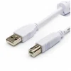Кабель до Принтера ATCOM USB 2.0 AM/BM 1.8 м Білий — Надійне Підключення Вашої Техніки