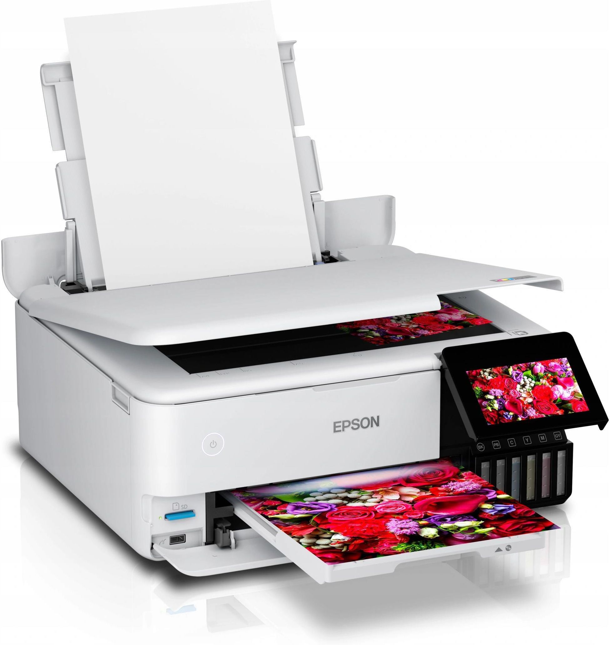Epson EcoTank L8160 (C11CJ20402) — Багатофункціональний Фото-принтер із Якісним Кольоровим Друком - Зображення 2