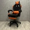 Яскраве Геймерське Крісло Pegie Prestige Чорно-Помаранчеве для Активних Геймерів