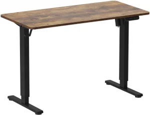 OfficePro ODE1260DW Електрично Регульований Ігровий Стіл 1200×600 мм Темне Дерево/Чорний — Професійне Робоче Місце