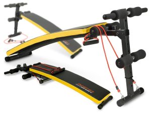 Жовто-Чорна Похила Лава Neo-Sport NS-08G з Еспандерами для Ефективних Тренувань