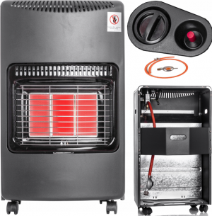 Газовий Нагрівач Germina 4200W з Сучасною Системою Безпеки для Ефективного Обігріву