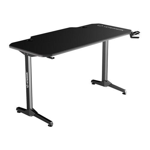 Ігровий Комп’ютерний Стіл ULTRADESK FRAG Black + Pad — Стриманий Чорний Стиль для Ергономічної Зони - Зображення 2