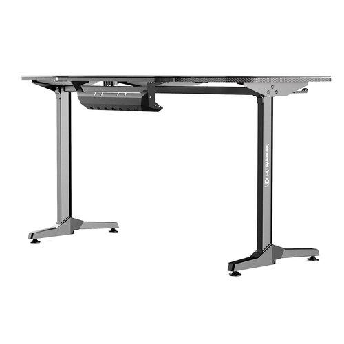 Ігровий Комп’ютерний Стіл ULTRADESK FRAG Black + Pad — Стриманий Чорний Стиль для Ергономічної Зони - Зображення 7