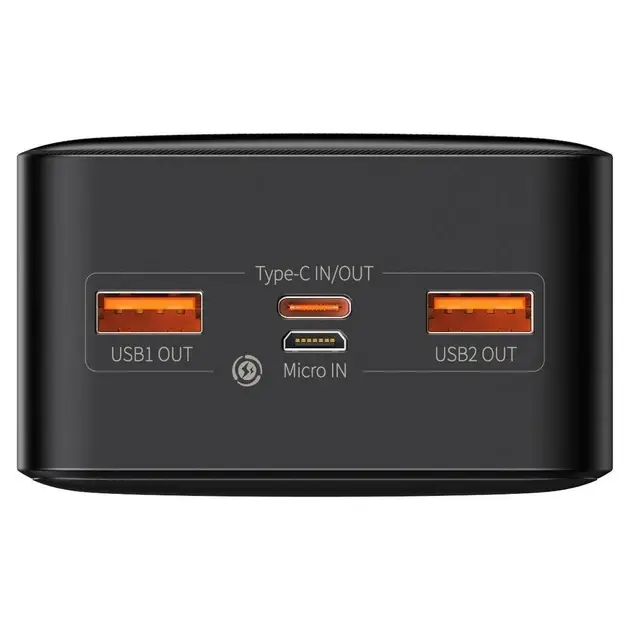 Павербанк Baseus Bipow 30000 mAh 22.5W QC з Цифровим Дисплеєм — Мобільна Енергія з Швидкою Зарядкою - Зображення 2