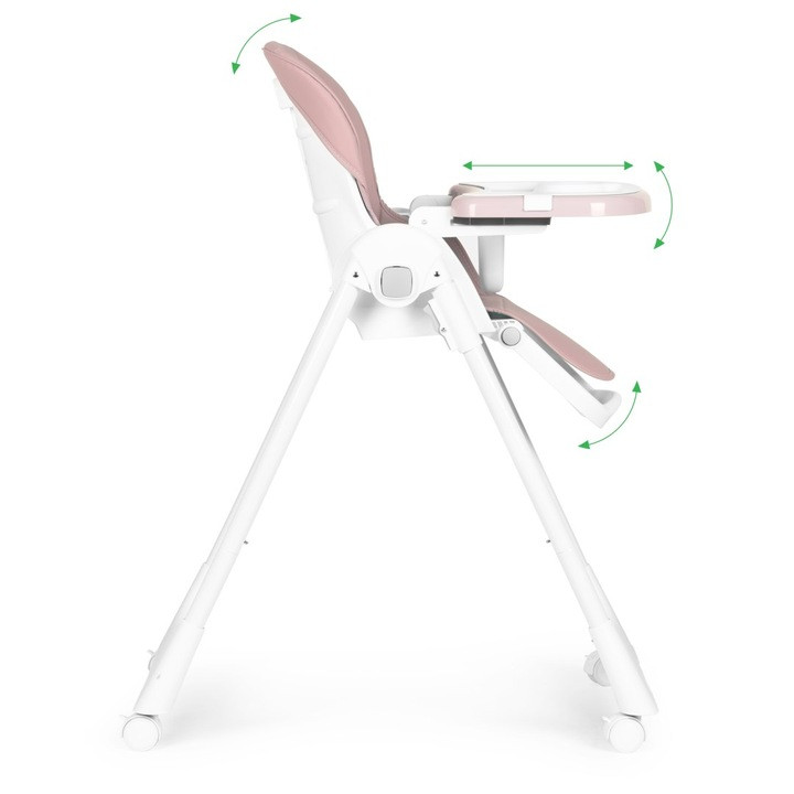 Стільчик ECOTOYS HA-013 Рожевий з Екошкірою та Подвійними Лямками для Зручного Використання - Зображення 2