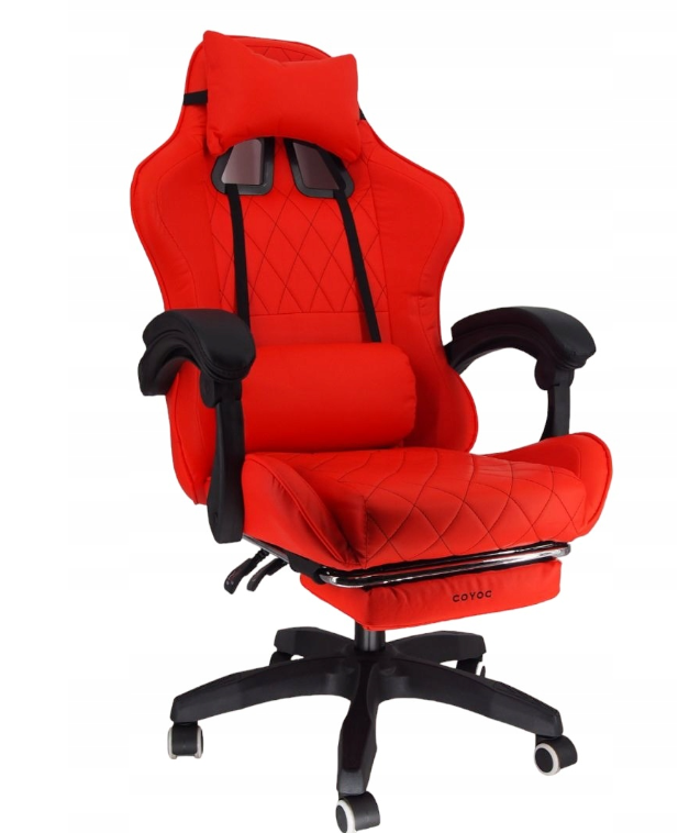 Динамічне Геймерське Крісло COYOC DEVILS III Red з Агресивним Дизайном