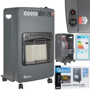 Газовий Обігрівач GEKO G80436 4200W з П'єзозапалюванням та Високим ККД