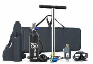 Міні кисневий балон комплект OceanX Diving Set 1л