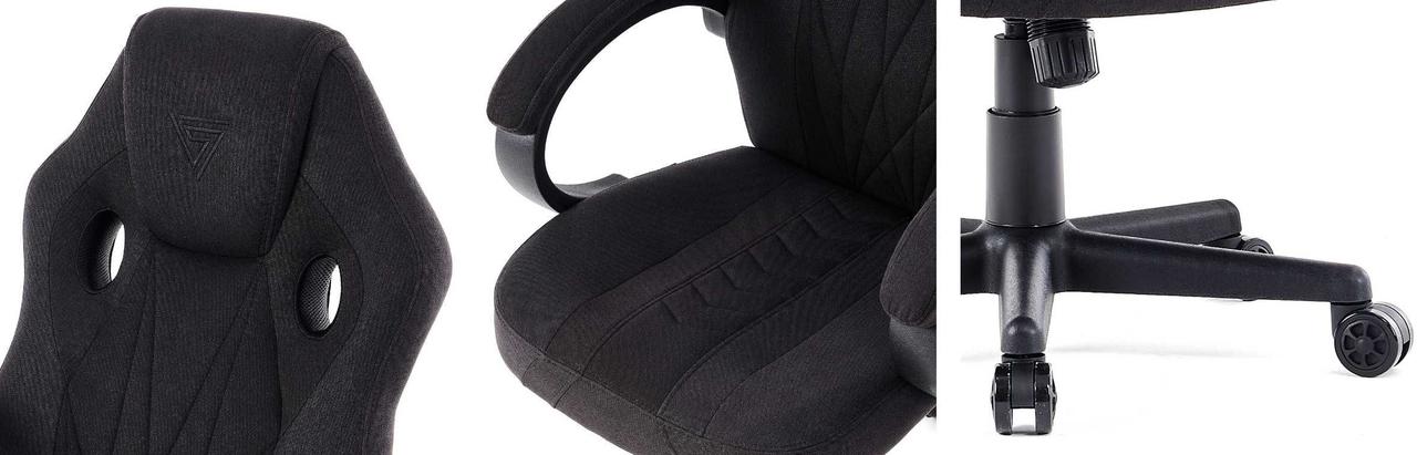 Геймерське Крісло Sense7 Prism Black з Ергономічною Спинкою для Комфортних Ігрових Сесій - Зображення 6