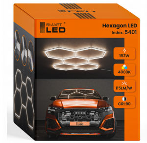 Стельовий Світильник Smartled 298x209 см Білий Елегантне та Потужне Освітлення