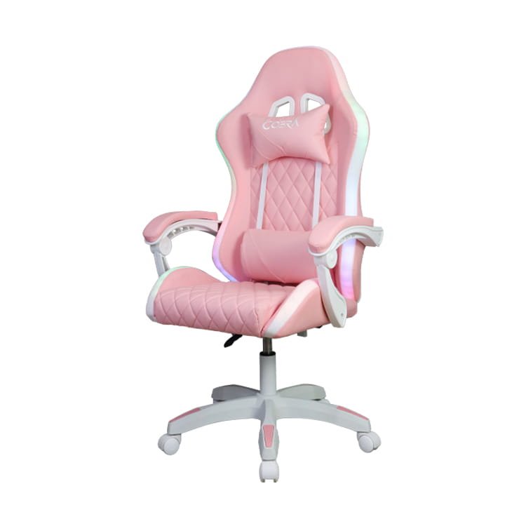 Ігрове Крісло WS8151 Pink з RGB та Bluetooth для Яскравого Геймінгу - Зображення 10