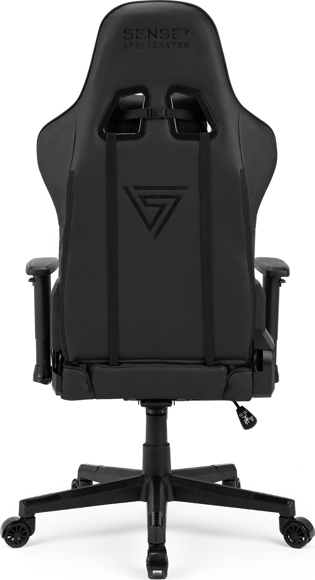 Геймерське Крісло SENSE7 Spellcaster Чорне Ергономічний Комфорт у Стильному Вигляді - Зображення 2