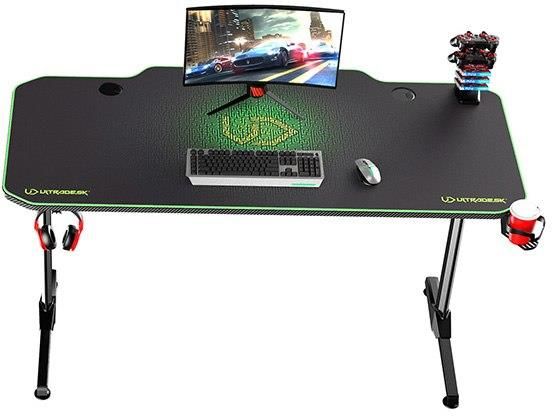 ULTRADESK FRAG Green 140×60 см + Підкладка — Зелений Акцент для Стильної Гейм-зони - Зображення 8