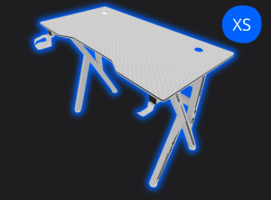 Геймерський Стіл Cobra CR2010WH Білий з Практичним Дизайном