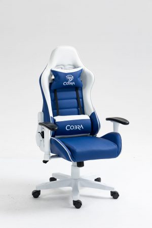 Геймерське Крісло Cobra Rebel CR204 Синьо-Біле для Яскравого Стилю