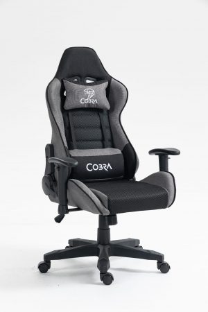 Геймерське Крісло Cobra Rebel CR205 Сіро-Чорне Сучасне для Геймінгу