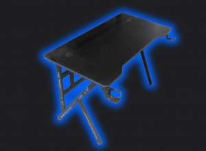 Геймерський Стіл Cobra CR3009BK Чорний з Міцною Конструкцією