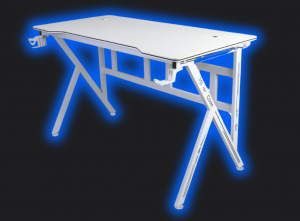 Геймерський Стіл Cobra CR3010WH Білий з Просторим Робочим Простором