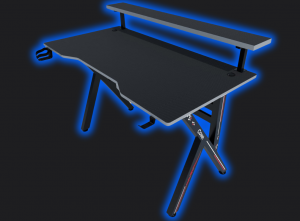 Геймерський Стіл Cobra CR4009BK Чорний з Компактною Конструкцією