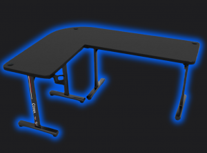 Геймерський Стіл Cobra CR4552BK Чорний з Надійною Конструкцією