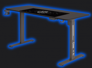 Геймерський Стіл Electra CRF12ELBK Чорний для Професійного Геймінгу