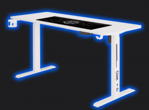 Геймерський Стіл Electra CRF14ELWH Білий з Елегантною RGB-Підсвіткою