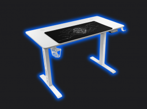 Геймерський Стіл Electra CRF16ELWH Білий Сучасний для Ігрового Комфорту