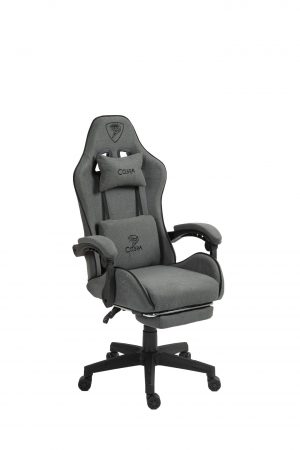 Ігрове Крісло Player 5.0 CRF51 Сіре з Підніжкою для Максимального Комфорту