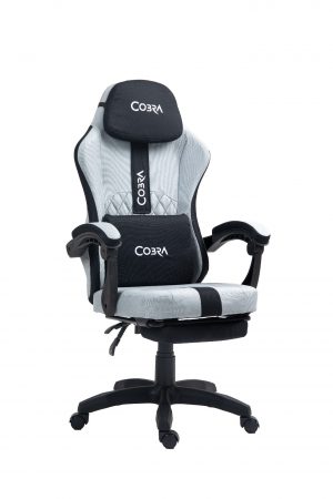 Ігрове Крісло Player 5.0 CRF55GR Grey з Підніжкою для Комфортного Геймінгу